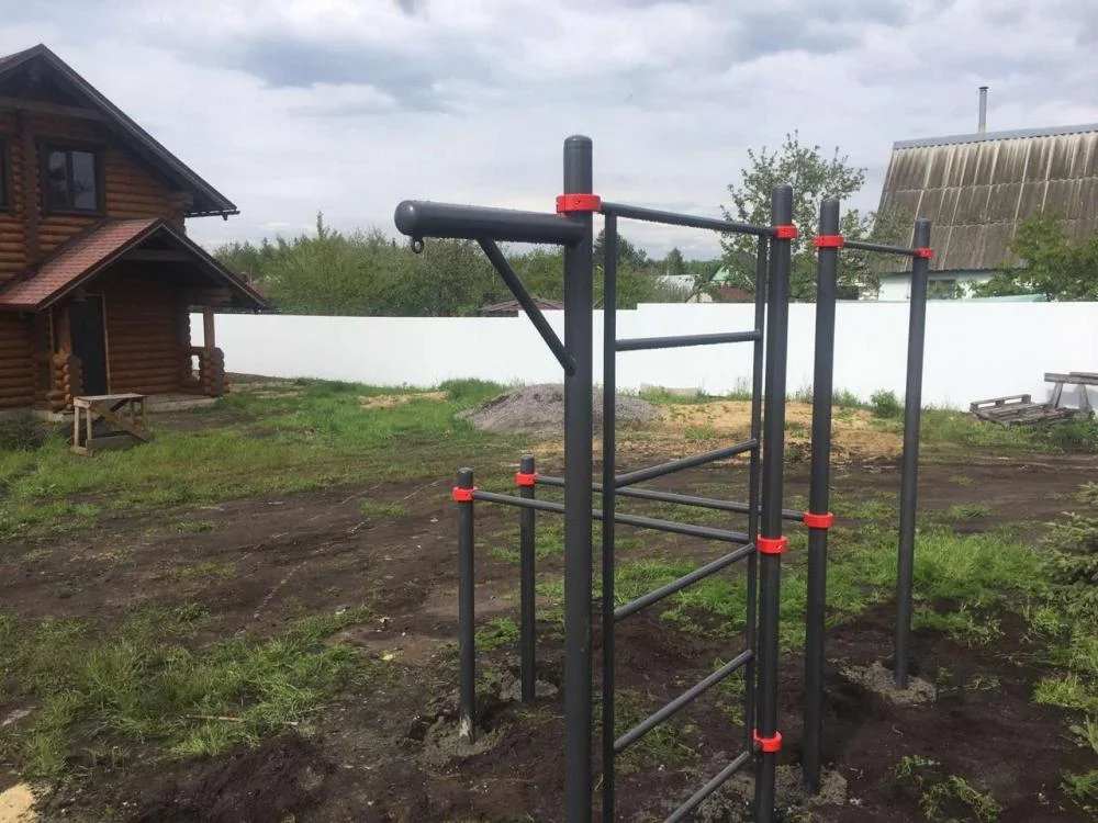 Шведская стенка, турник и брусья